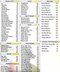 Punjabi Veg menu 2