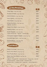 The Fit Food menu 1