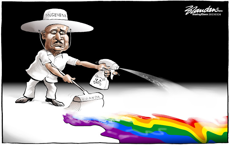 Yoweri Museveni is on a mission to remove LGBTQ+ identity in Uganda. File image.