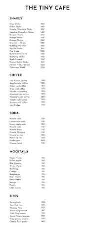 The Tiny Cafe menu 2