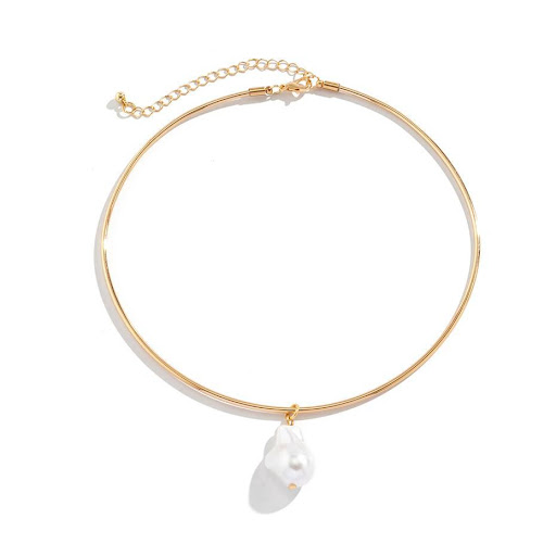 Title 8, Womens Fashion Temperament Shaped Pearl Pendan...