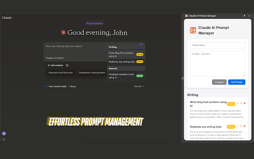 Claude AI Prompt Manager