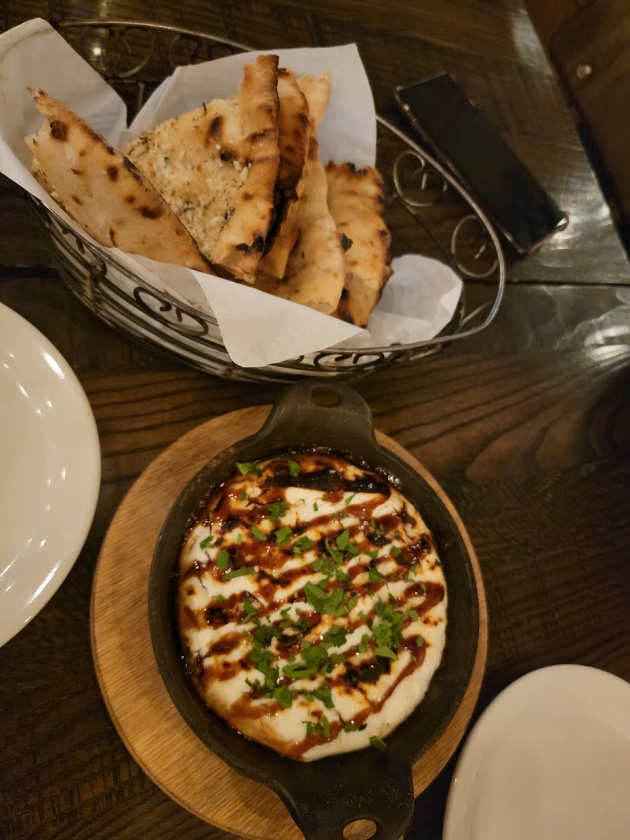 Ricotta Al Forno with Gf flat bread