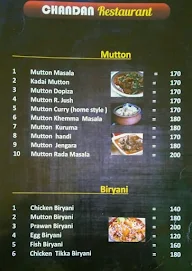 Chandan Restaurant menu 3