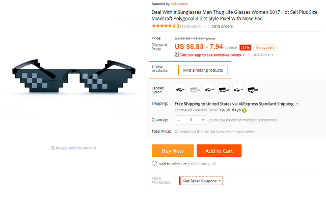 AliExpress: Search similar products Preview image 3