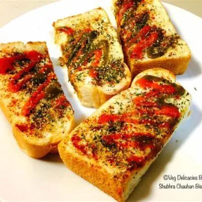 Cheese Garlic Bruschetta