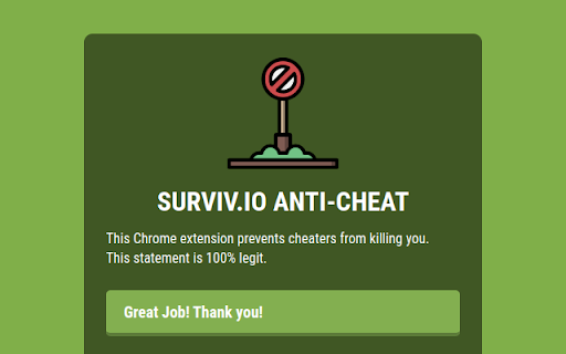 Anti-cheat extension for Surviv.io