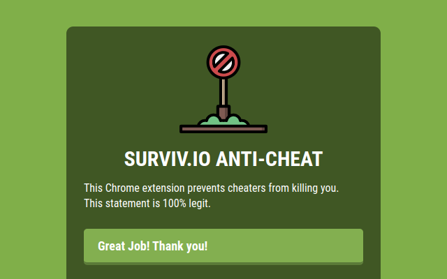 Anti-cheat extension for Surviv.io Preview image 0