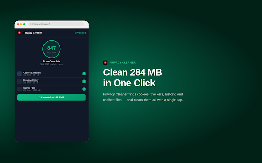 Privacy Cleaner screenshot 1