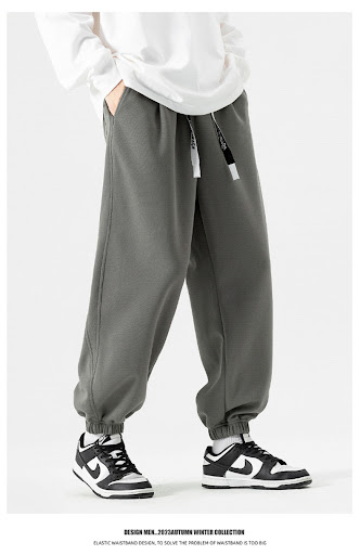 Title 4, Japanese Style Ankle-tied Sweatpants for Men, T...