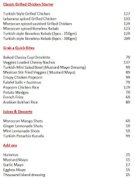 Turkish Chicken Company menu 1