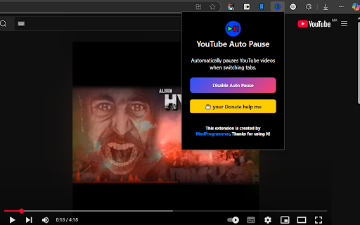YouTube Auto Pause