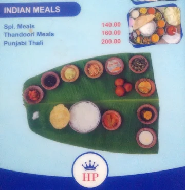 Hotel Pushpa menu 