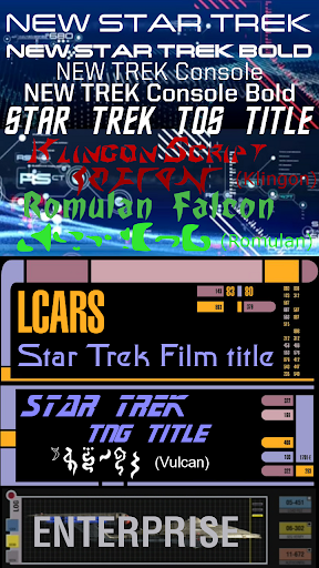 All Trek Fonts Pack