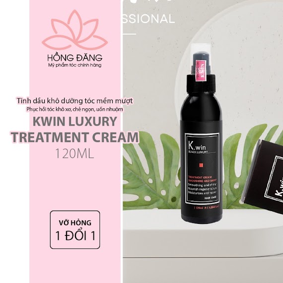 Tinh Dầu Khô Dưỡng Tóc Mềm Mượt Phục Hồi Tóc Hư Tổn Kwin Black Luxury 120Ml Giữ Nếp Tóc Chăm Sóc Tóc Khô Xơ Uốn Nhuộm