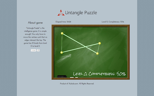 Untangle Puzzle game