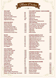 Manasa Foods menu 1