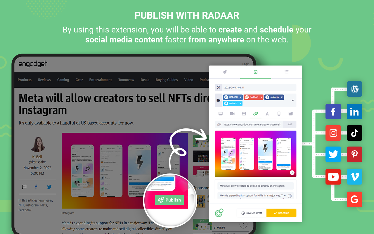 Publish with RADAAR Preview image 3