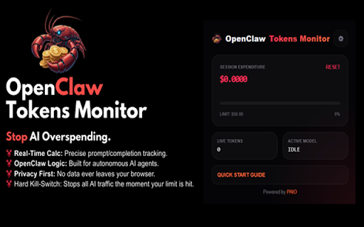 OpenClaw Token Monitor screenshot 1