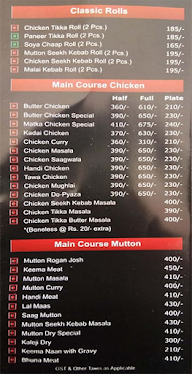 Kebabs & Curries Company menu 7