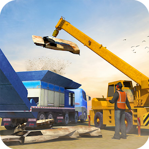 Old Car Junkyard Simulator: Tow Truck Loader Games 1.1 Icon