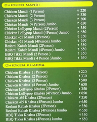 Al Arabian Mandi And Restaurant menu 3