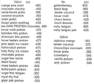 Protine X Nutrilite Ice Cream menu 1