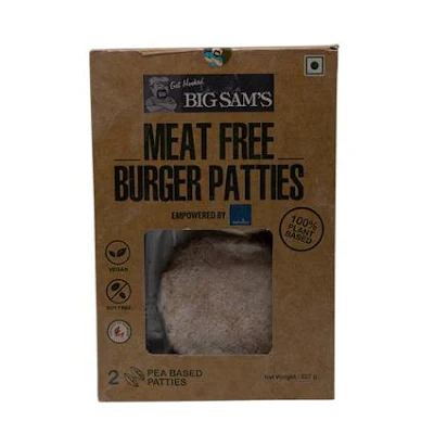 Big Sams Plant Based Burger Paties - 225 gm