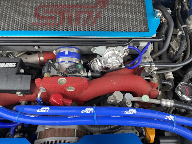 WRX STIのエンジンチェックランプ点灯・セーフモード・大気開放・リターン戻し・ブローオフバルブに関するカスタム事例の投稿画像2枚目
