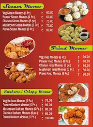 A One Momo menu 1