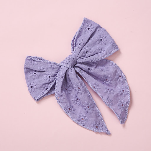 Title 9, One Word Clip Color Cotton Baby Girl Hairpin, a...