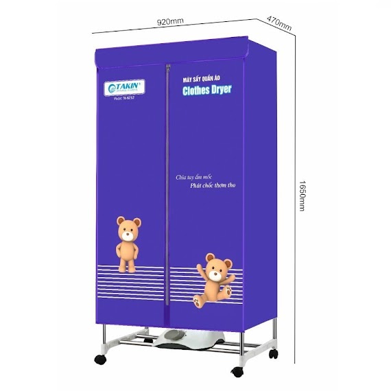 Máy Sấy Quần Áo Takin Tk - 6212 - Hàng Chính Hãng