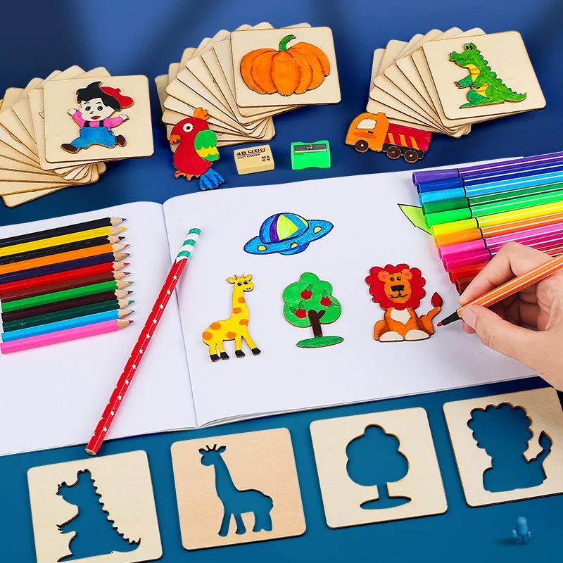 Title 3, Kit doutils de dessin avec modèles de peinture...