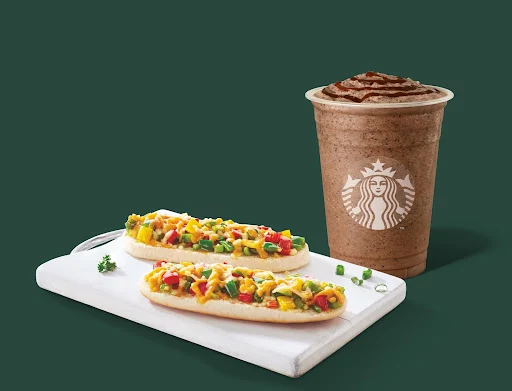 Tall Java Chip Frappuccino With Chilli Cheese Toast