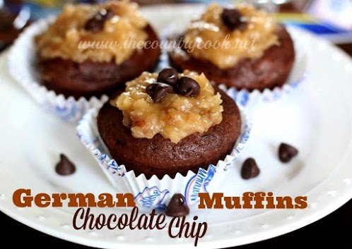 Click Here for Recipe: German Chocolate Chip Muffins