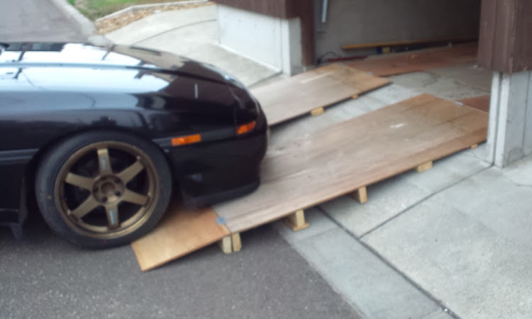 スープラの車庫入口・鬼スロープ・DIYに関するカスタム事例の投稿画像3枚目