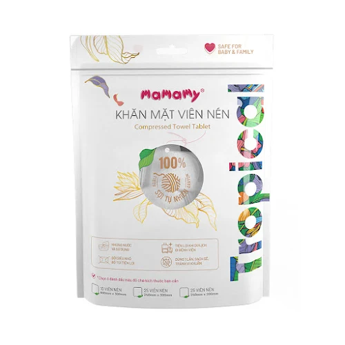 Khăn mặt dùng một lần Mamamy Tropical 80 tờ