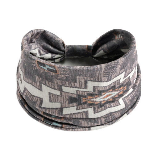 Title 6, Vintage Printed Womens Stretch Knotted Hair Ba...
