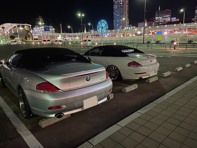6シリーズ カブリオレのオープンカー・神戸ポートタワー・愛車と夜景・コラボ・BMW6シリーズに関するカスタム事例の投稿画像3枚目