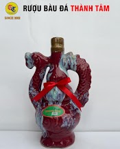 [Ocop] Rượu Bàu Đá Rồng Nhỏ 350Ml – Đậu Xanh (Màu Hồng)