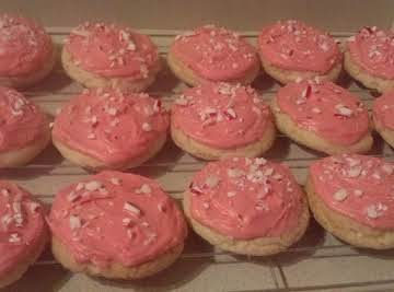 Candy Cane Cloud Cookies