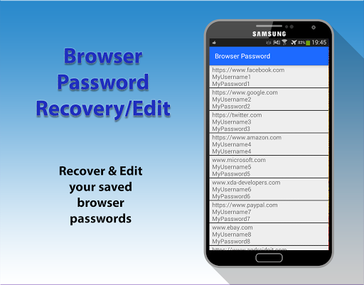 Browser Password Recovery Edit