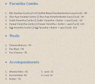 Parantha Junction menu 3