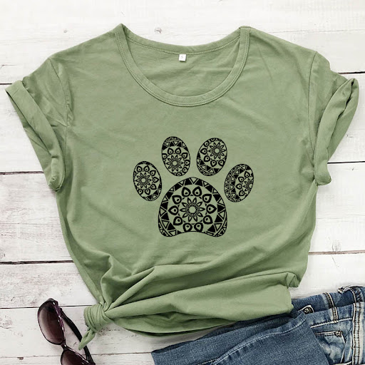 Title 1, Pattern Animal Footprint Pattern Printing Popul...