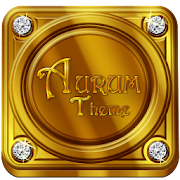 Aurum Gold & Diamonds Premium Launcher Theme  Icon