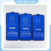 (Siêu Rẻ) Kính Cường Lực Iphone 10D Full Màn Hình Kèm Giấy Lau 6/6S/7/7Plus/8/8Plus/Plus/X/Xr/Xs/11/12/Pro/Max