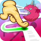 Follow the Line Monster Run: Finger Race 2D Deluxe 5.2