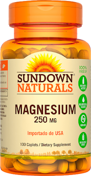 Magnesio Sundown   Naturals 250Mg Cápsulas Frasco X100Tab.               