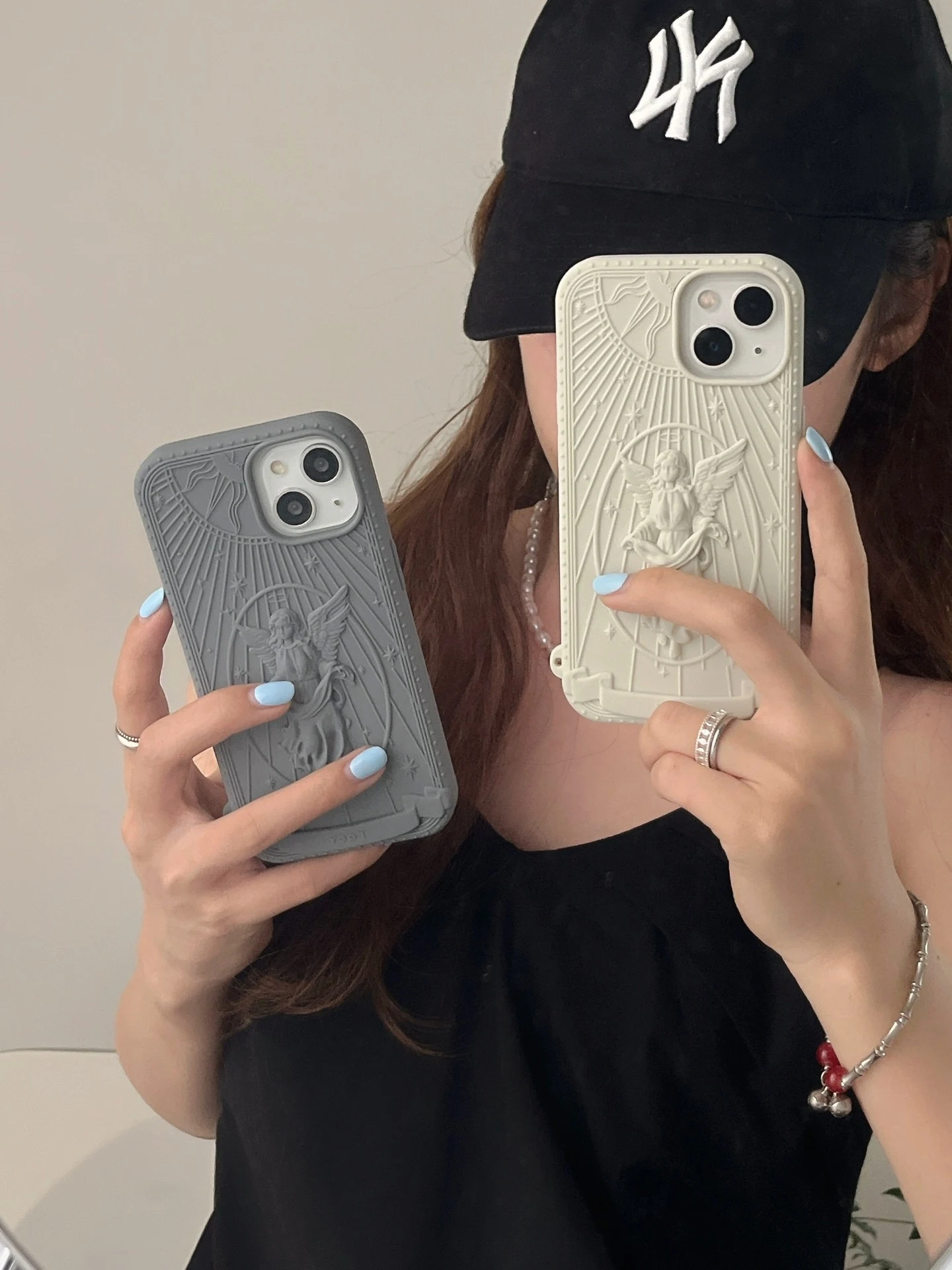 Title 10, Funda para teléfono móvil con la Estatua de la ...