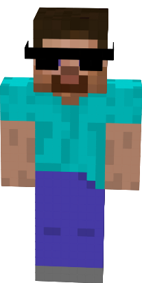 steve con lentes | Nova Skin